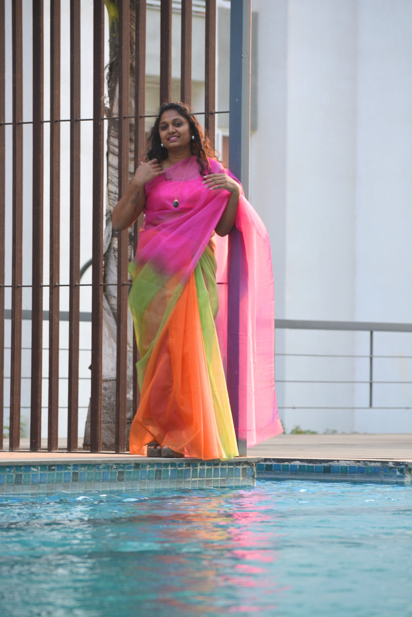 Rainbow - Banna's signature saree