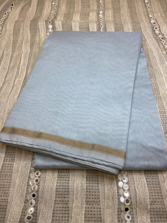 Work love, everyday saree - Light blue