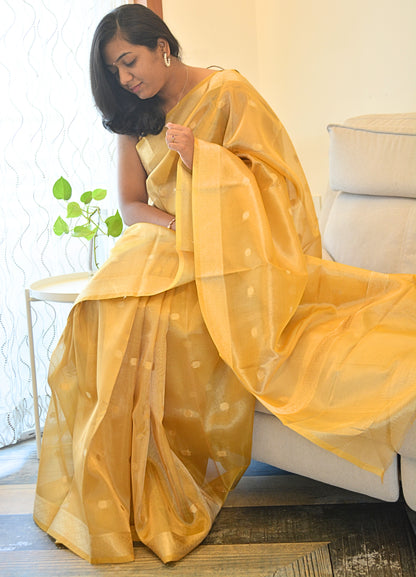 Tissue Silk - Yellow and Gold