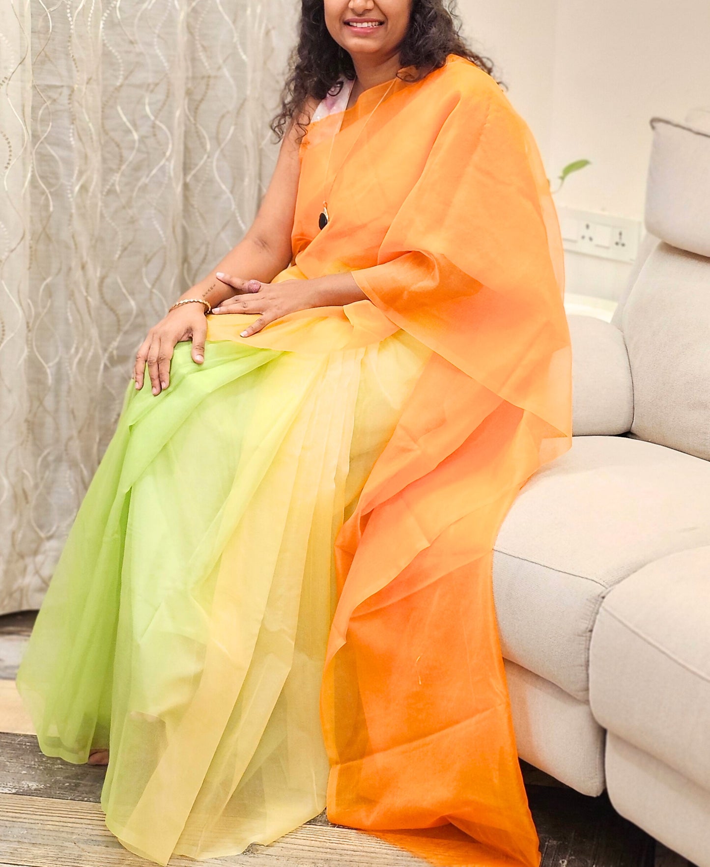 India Flag fusion - Banna's signature saree